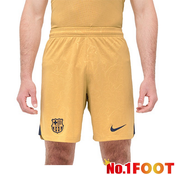 FC Barcelona Away Football shorts Yellow 2022-2023