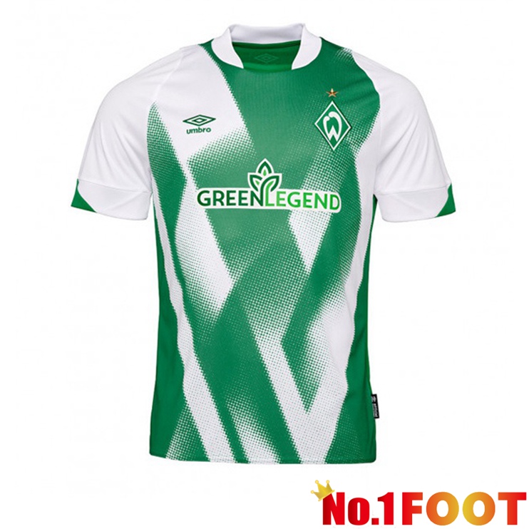 SV Werder Bremen Football Jerseys Home Green White 2022-2023