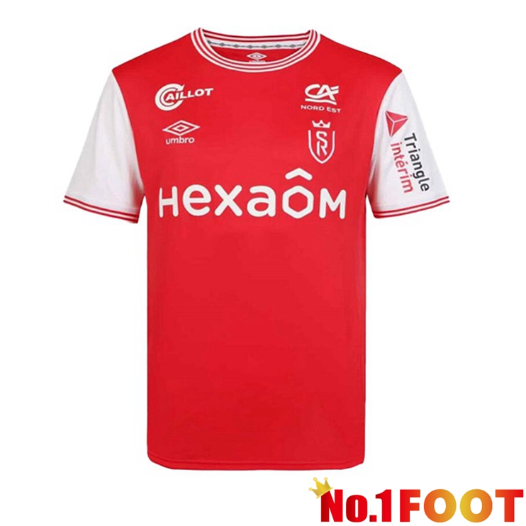 Stade de Reims Football Jerseys Home Red 2022-2023