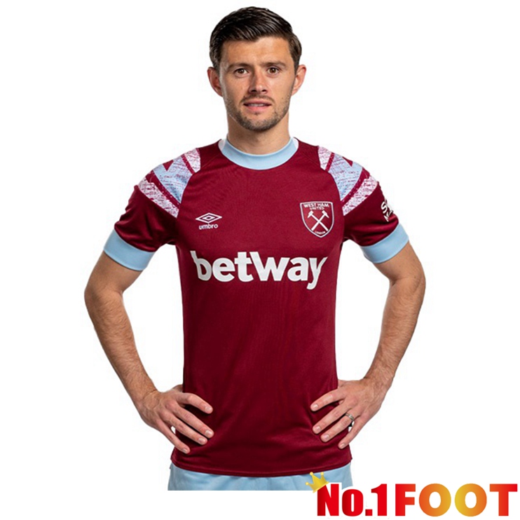 West Ham Football Jerseys Home Red 2022-2023