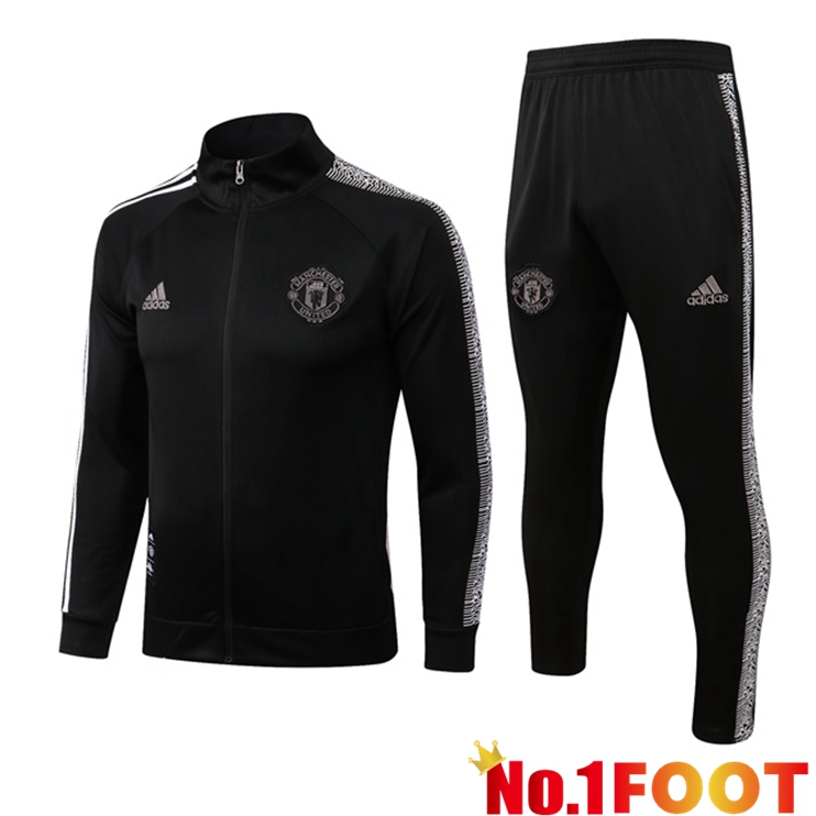 Manchester United Training Jacket Suit Black 2022/2023