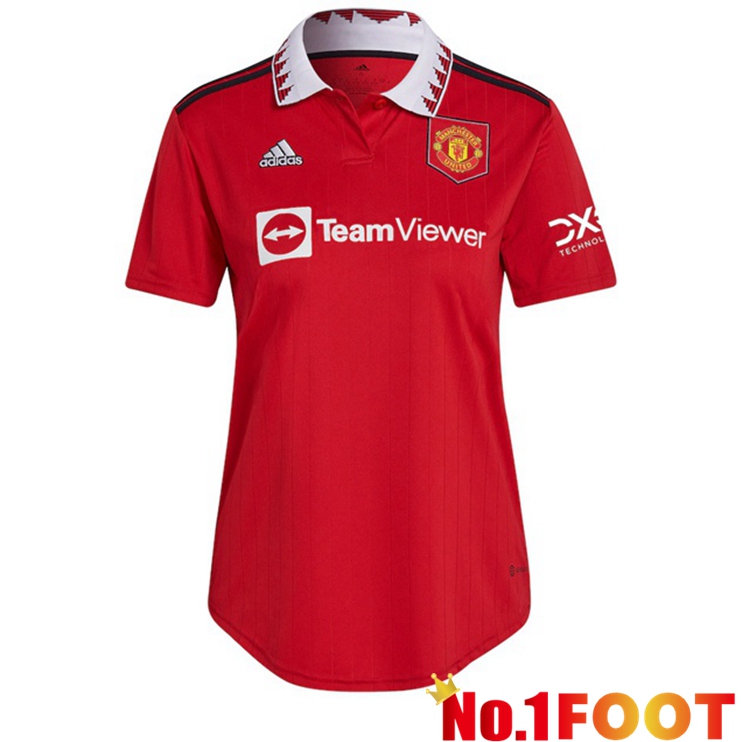 Manchester United Womens Soccer Jersey Home Red 2022/2023