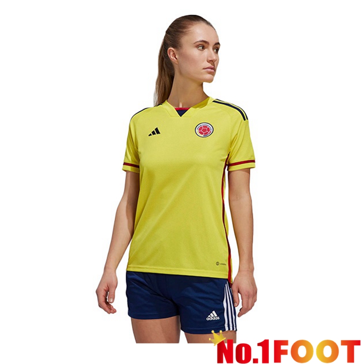 Colombia Womens Soccer Jersey Home Yellow 2022/2023