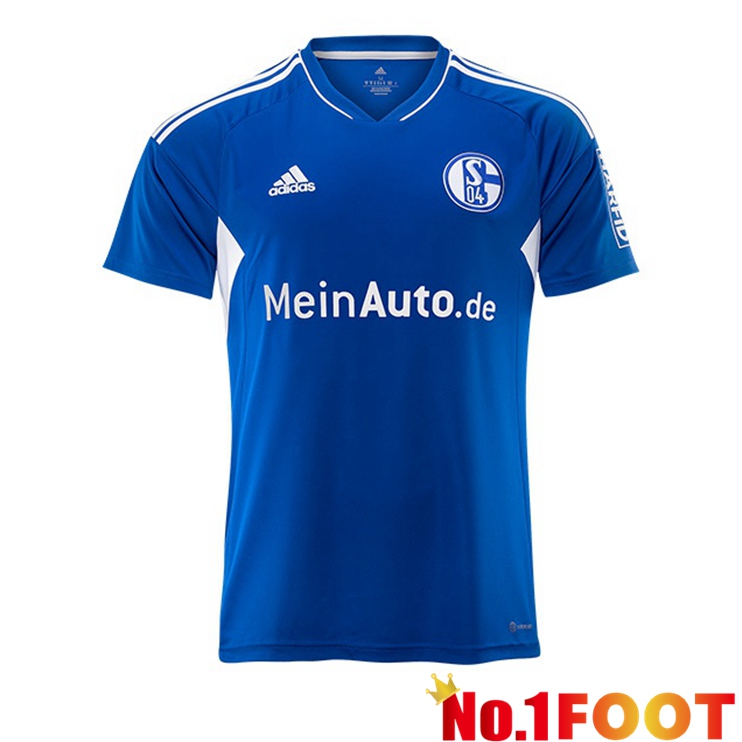 Schalke 04 Soccer Jersey Home Blue 2022/2023