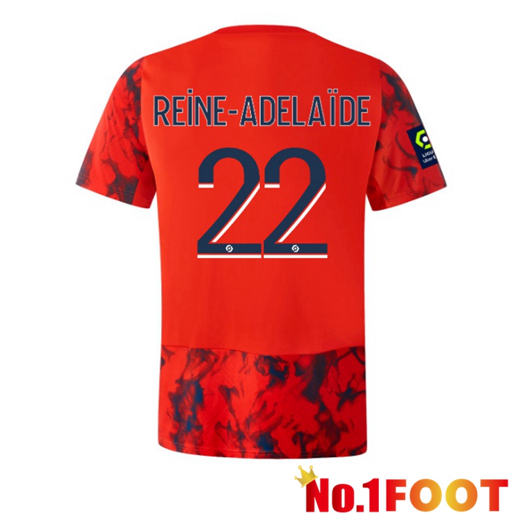 Lyon OL (REINE-ADELAÏDE 22) Soccer Jersey Away Red 2022/2023