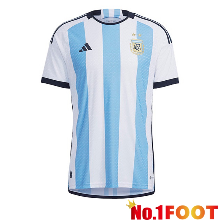 Argentina Soccer Jersey Home Blue White 2022/2023 - Click Image to Close