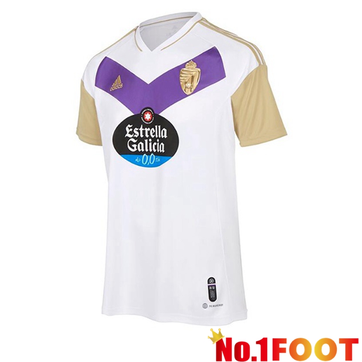 Real Valladolid Soccer Jersey Third White 2022/2023