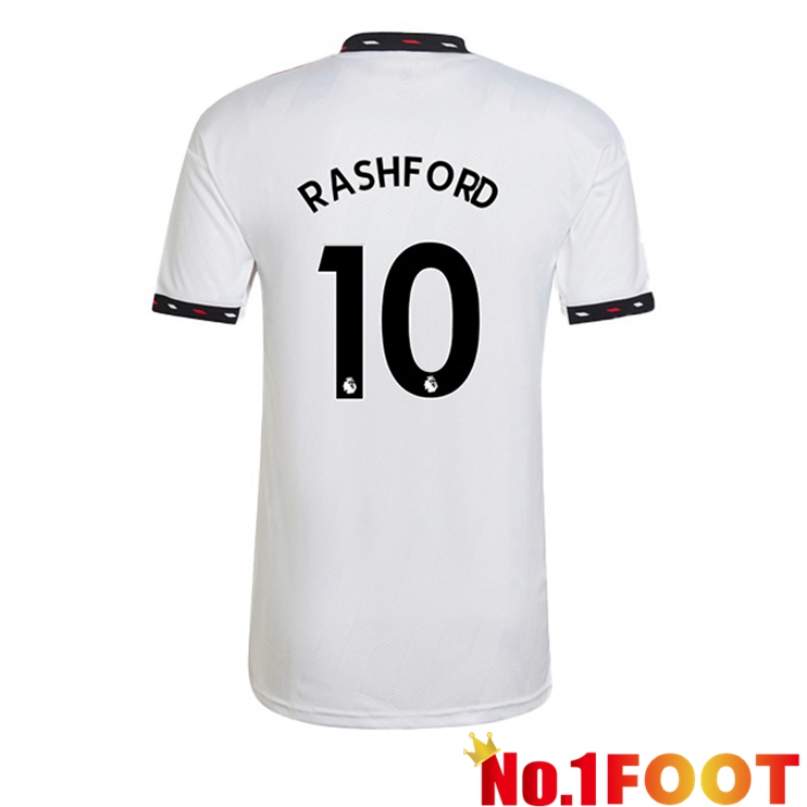 Manchester United (RASHFORD 10) Soccer Jersey Away White 2022/2023