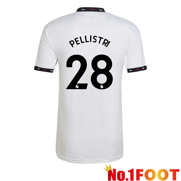 Manchester United (PELLISTRI 28) Soccer Jersey Away White 2022/2023