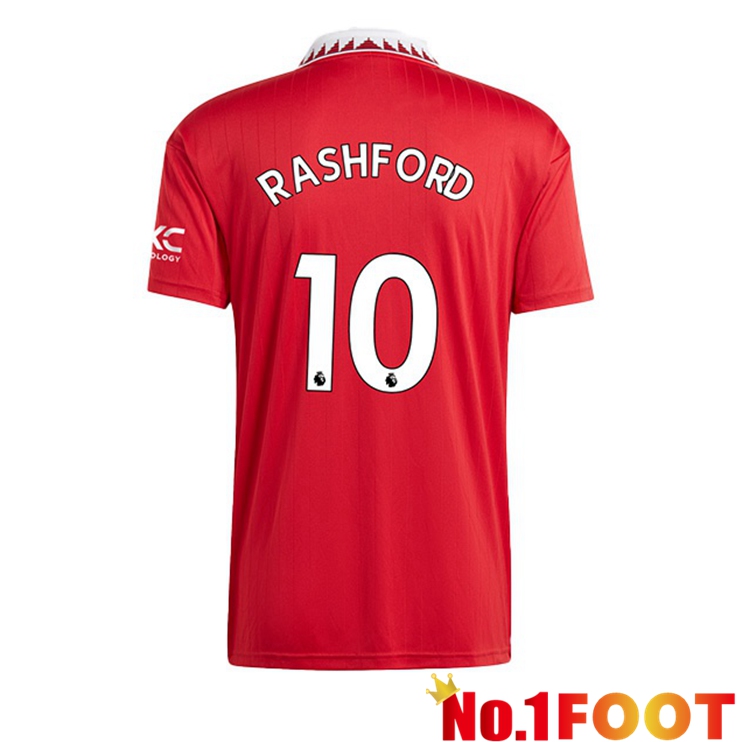 Manchester United (RASHFORD 10) Soccer Jersey Home Red 2022/2023