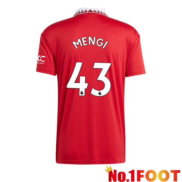 Manchester United (MENGI 43) Soccer Jersey Home Red 2022/2023