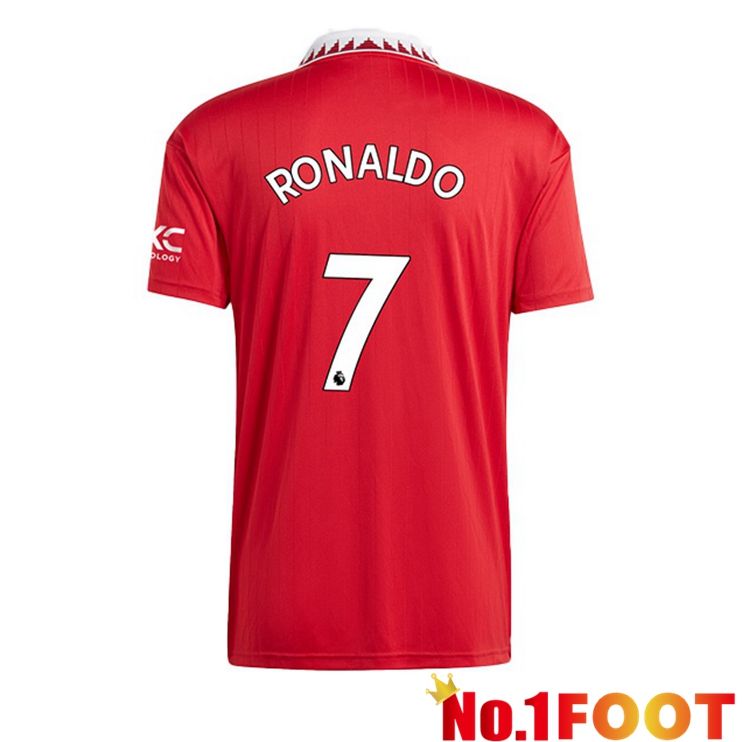 Manchester United (RONALDO 7) Soccer Jersey Home Red 2022/2023 - Click Image to Close