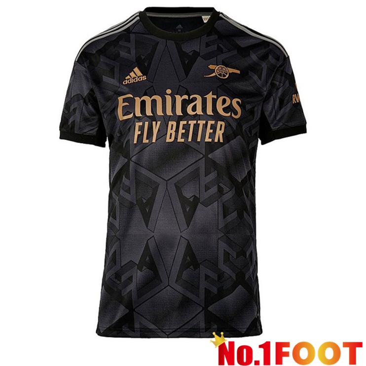 Arsenal Soccer Jersey Away Black 2022/2023