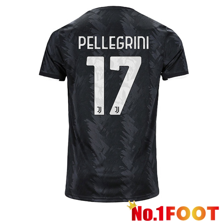 Juventus (PELLEGRINI 17) Soccer Jersey Away Black 2022/2023