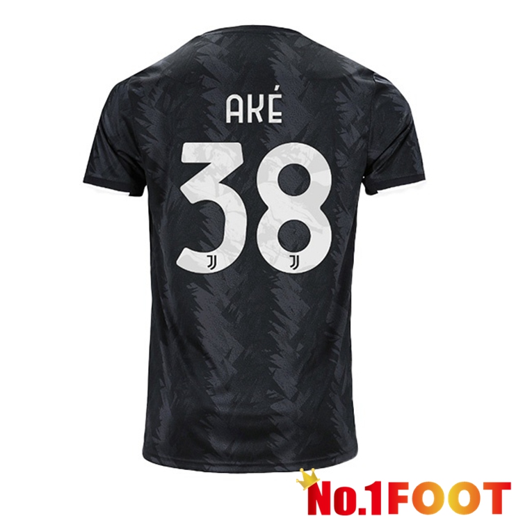 Juventus (AKÉ 38) Soccer Jersey Away Black 2022/2023