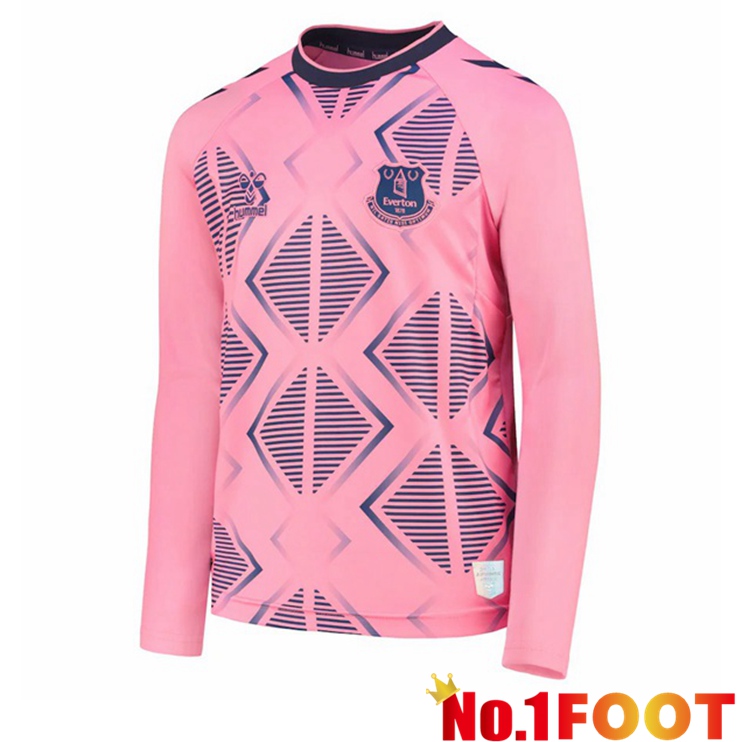 EGreenon Soccer Jersey Away Long Sleeve Pink 2022/2023