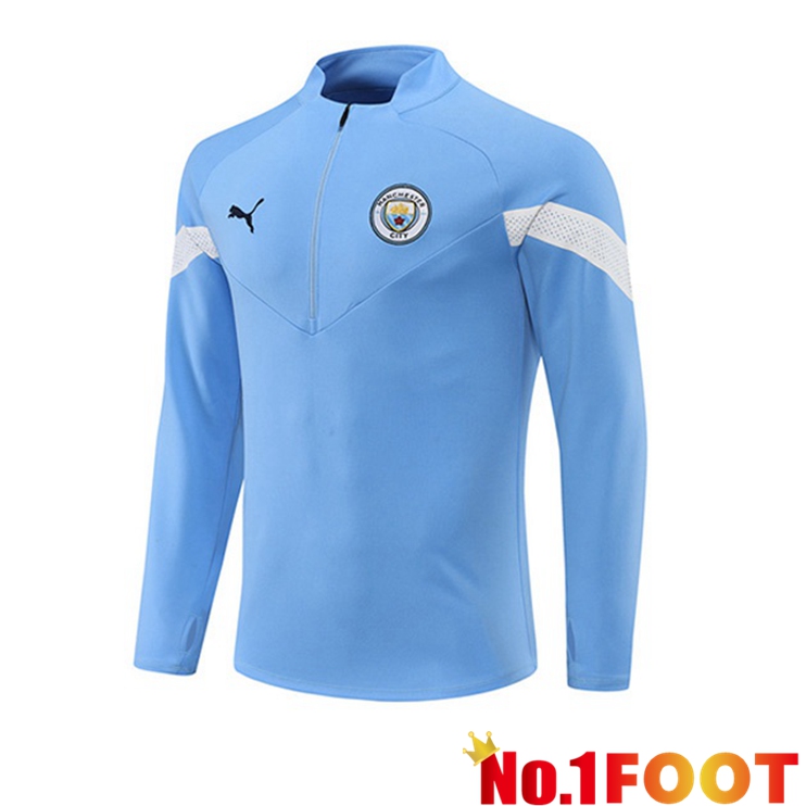 Manchester City Training Sweatshirt Blue 2022/2023 - Click Image to Close