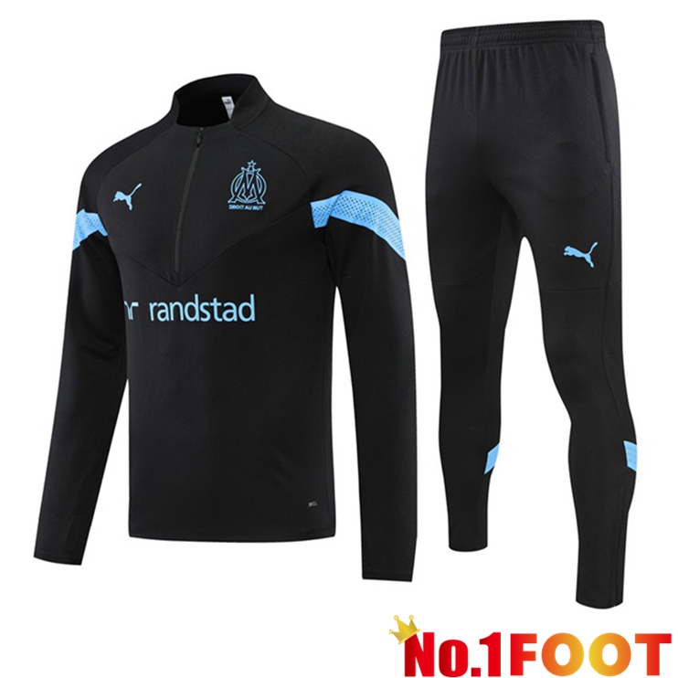 Marseille OM Training Tracksuit Suit Black 2022/2023