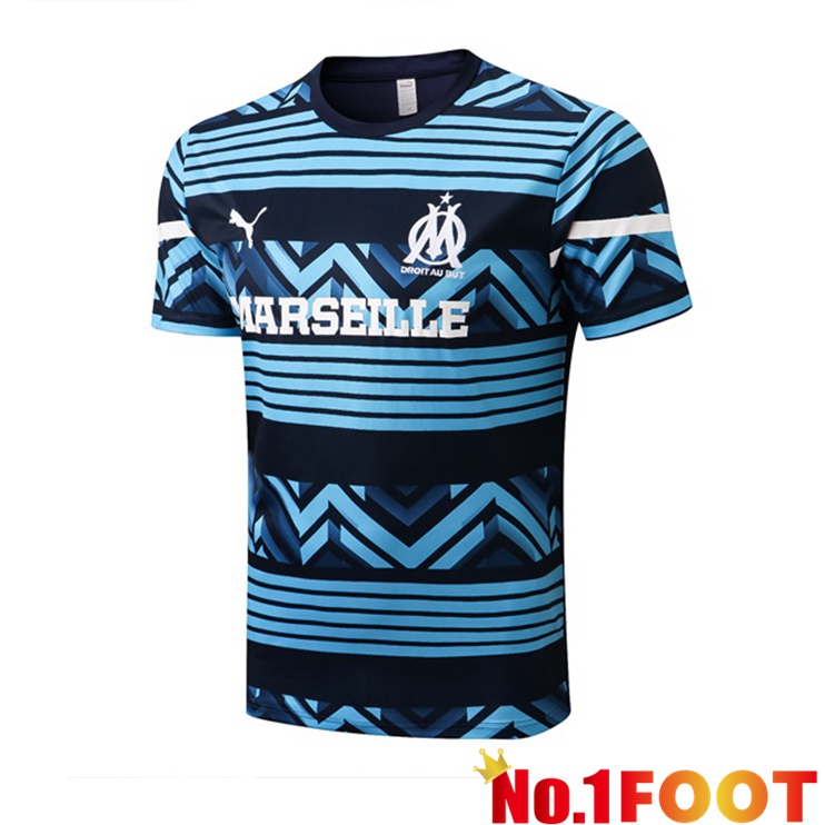 Marseille OM Training T Shirt Royal Blue 2022/2023