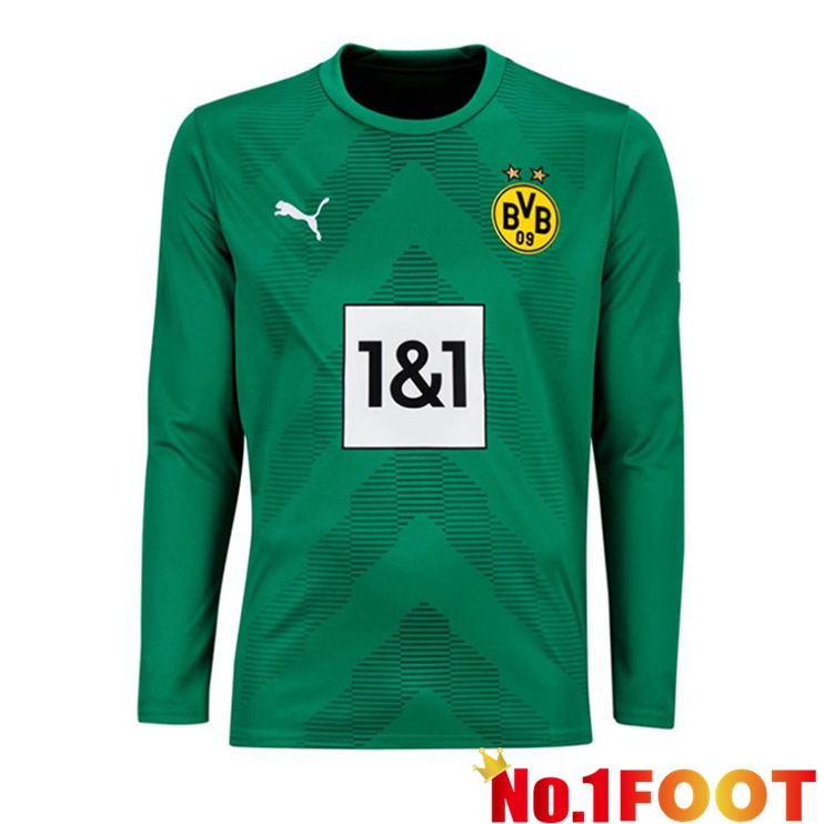 Dortmund BVB Goalkeeper Jersey Long Sleeve Green 2022/2023