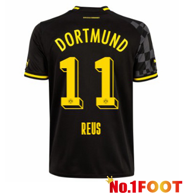 Dortmund BVB (Reus 11) Soccer Jersey Away Black 2022/2023