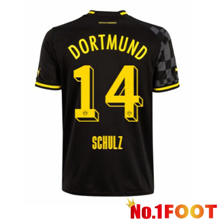 Dortmund BVB (Schulz 14) Soccer Jersey Away Black 2022/2023