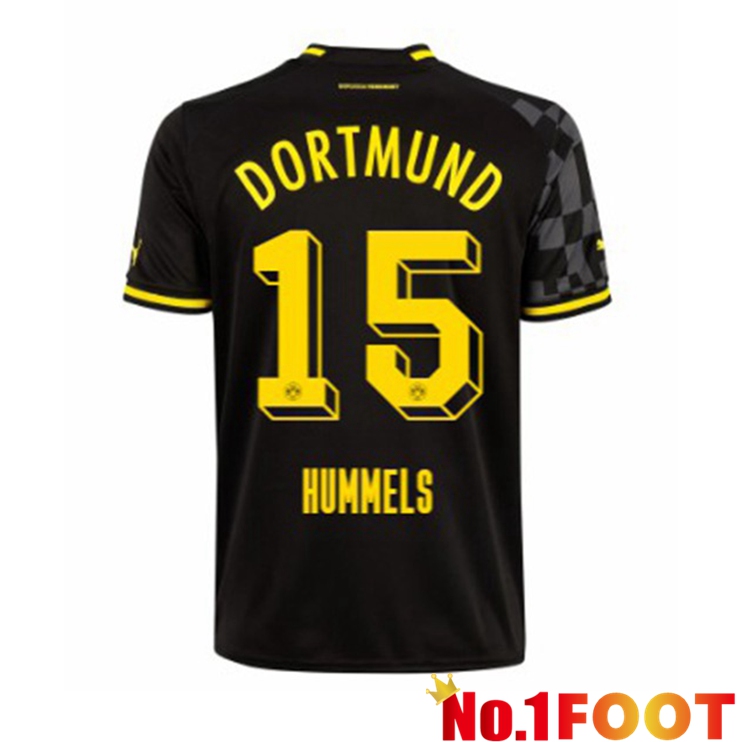 Dortmund BVB (Hummels 15) Soccer Jersey Away Black 2022/2023