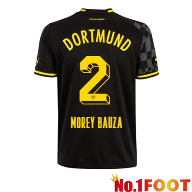 Dortmund BVB (Morey Bauza 2) Soccer Jersey Away Black 2022/2023