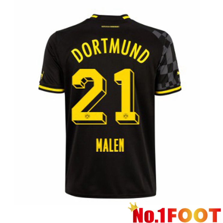 Dortmund BVB (Malen 21) Soccer Jersey Away Black 2022/2023