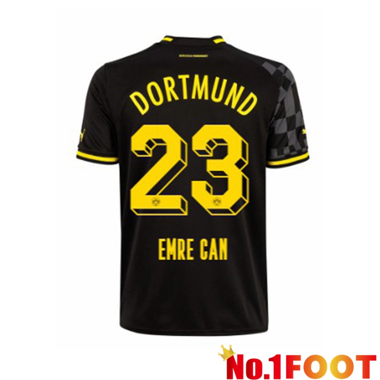 Dortmund BVB (Emre Can 23) Soccer Jersey Away Black 2022/2023