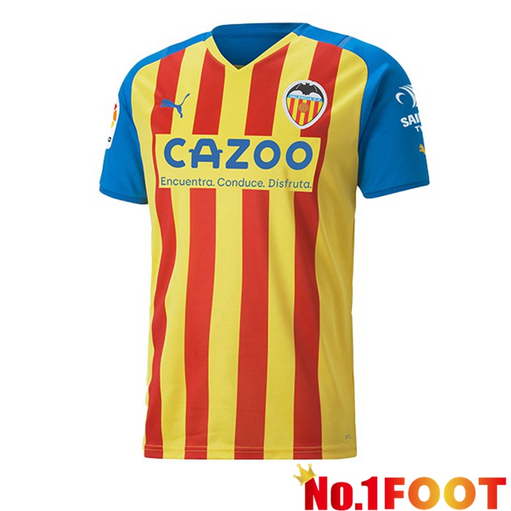 Valencia CF Soccer Jersey Third Yellow 2022/2023