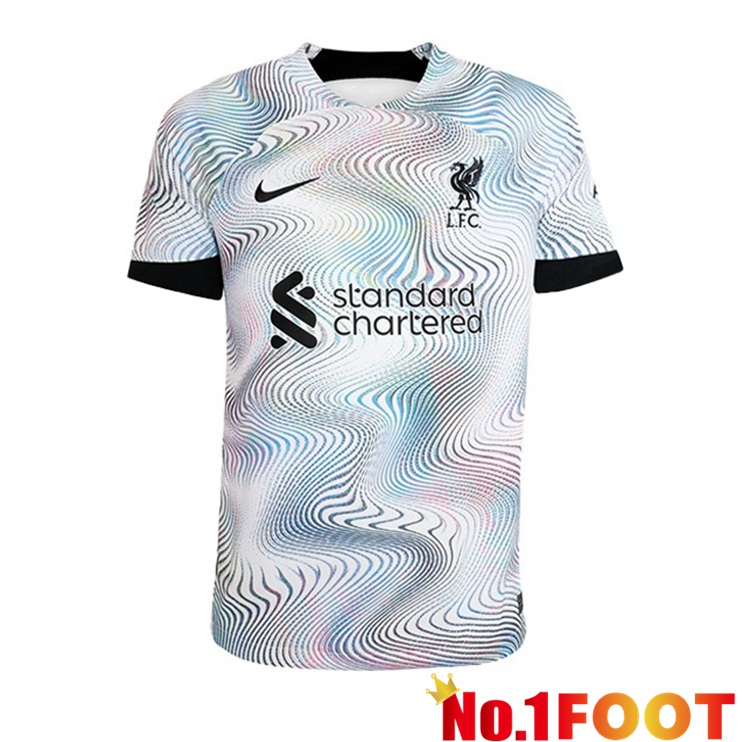 FC Liverpool Soccer Jersey Away White 2022/2023