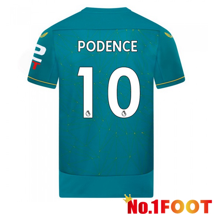 Wolves (PODENCE 10) Soccer Jersey Away Blue 2022/2023