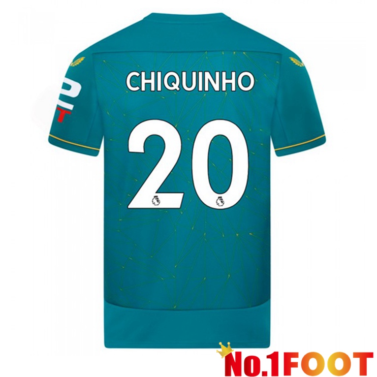 Wolves (CHIQUINHO 20) Soccer Jersey Away Blue 2022/2023