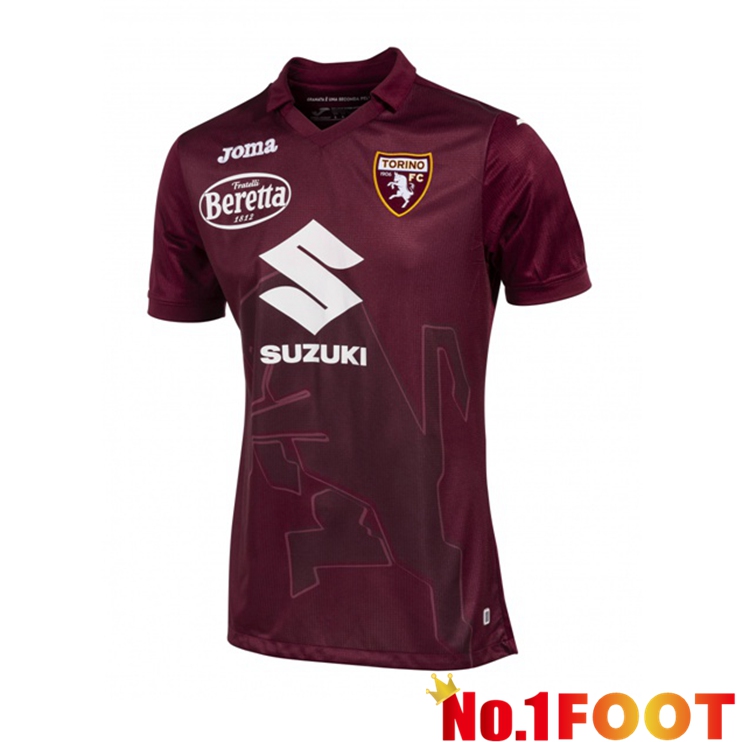 Torino FC Soccer Jersey Home Red 2022/2023