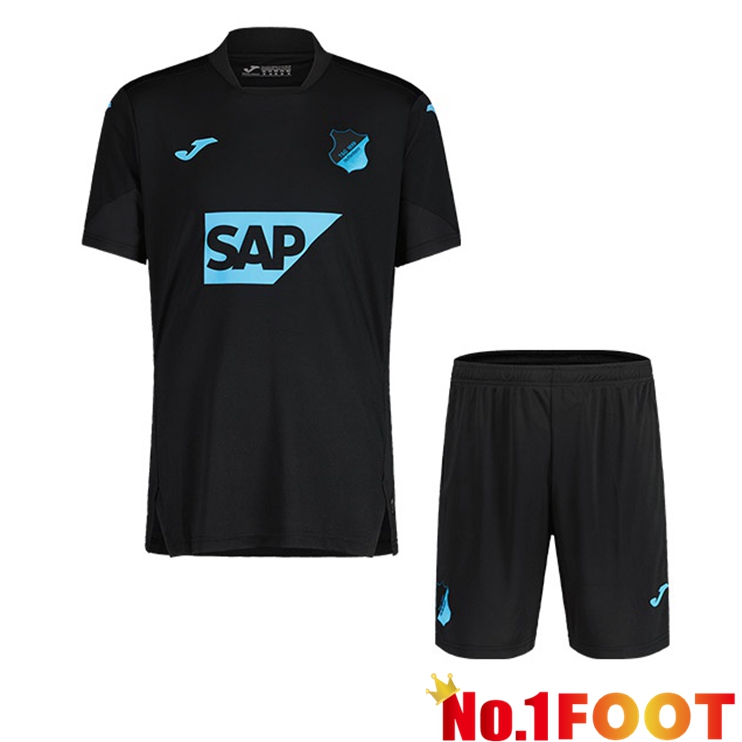 TSG HoffenHome Kids Soccer Jersey Third Black 2022/2023