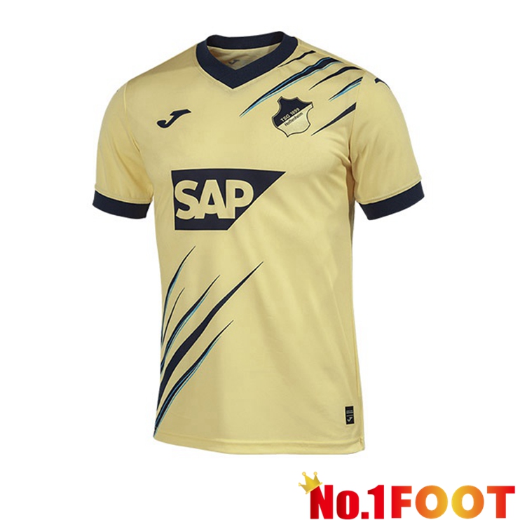 TSG HoffenHome Soccer Jersey Away Yellow 2022/2023