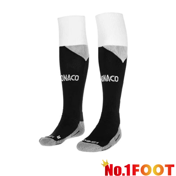 AS Monaco Soccer Socks Away Black 2022/2023