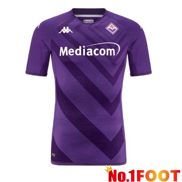 ACF Fiorentina Soccer Jersey Home Purple 2022/2023