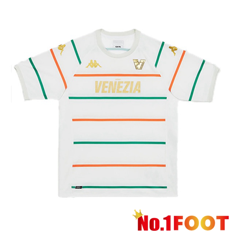 Venise FC Soccer Jersey Away White 2022/2023 - Click Image to Close