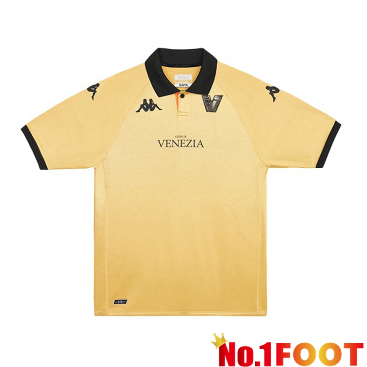 Venise FC Soccer Jersey Third Yellow 2022/2023 - Click Image to Close