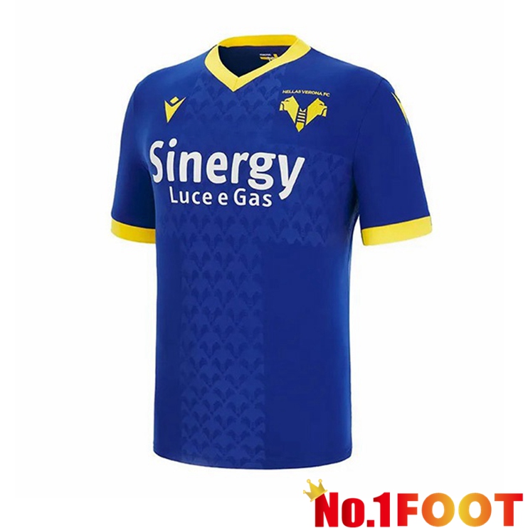 Hellas Verone Soccer Jersey Home Blue 2022/2023 - Click Image to Close