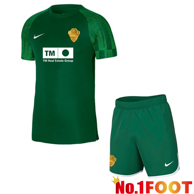 Elche CF Kids Soccer Jersey Away Green 2022/2023