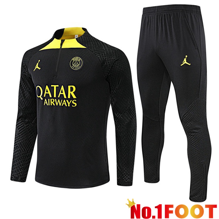 Paris PSG Training Tracksuit Suit Black 2022/2023