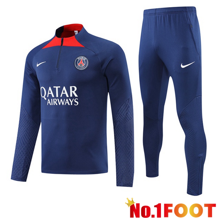 Paris PSG Training Tracksuit Suit Royal Blue 2022/2023