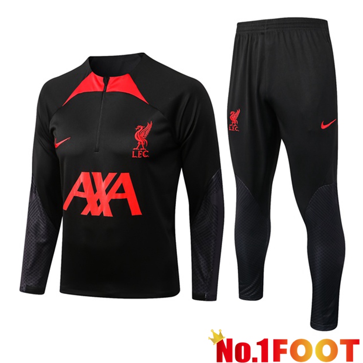 FC Liverpool Training Tracksuit Suit Black 2022/2023