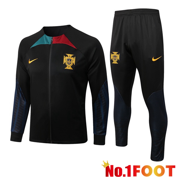 Portugal Training Jacket Suit Black 2022/2023