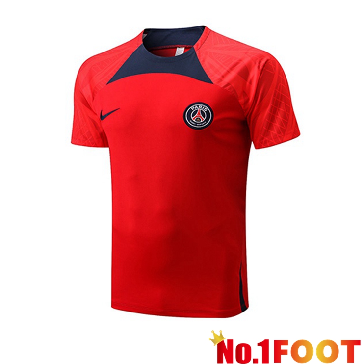 Paris PSG Training T Shirt Red 2022/2023