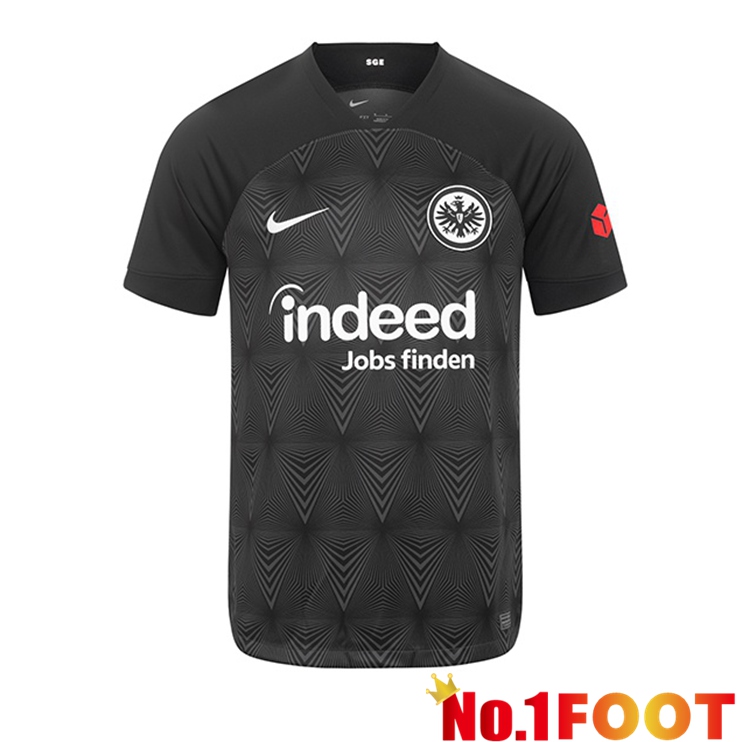 Eintracht Frankfurt Soccer Jersey Away Black 2022/2023