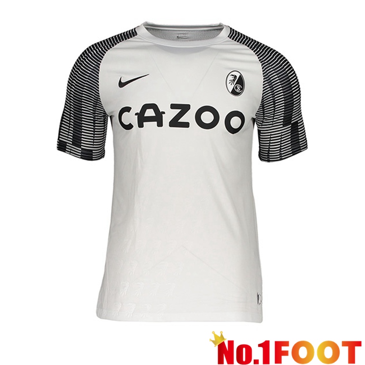 SC Fribourg Soccer Jersey Third White 2022/2023